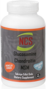 NCS Glucosamine Chondroitin MSM Boswellia Serrata Tablet