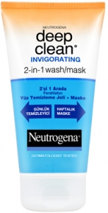 Neutrogena Deep Clean 2si 1 Arada Ferahlatc Yz Temizleme Jeli + Maske