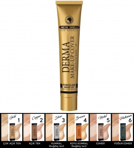 New Well Derma Cover Make-Up Porselen Makyaj Kapatıcı Fondöten