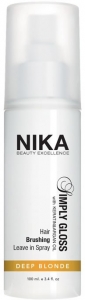 Nika Simply Gloss Therapy Deep Blond Kumral Yansma Renk Canlandrc Sprey