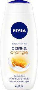 Nivea Care & Orange Banyo Du Jeli