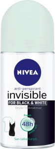 Nivea Invisible Black & White Fresh Deodorant Roll-on