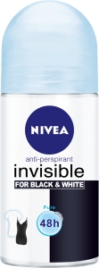 Nivea Invisible Black & White Pure Deodorant Roll-on