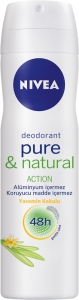 Nivea Pure & Natural Action Jasmin Deodorant Sprey