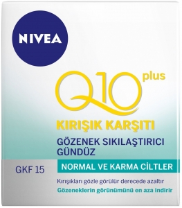 Nivea Q10 Plus Krk Kart Gzenek Sklatrc Gndz Kremi SPF 15