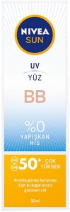 Nivea Sun BB Gne Koruyucu Yz Kremi SPF 50+