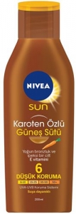 Nivea Sun Karoten Havuç Özlü Bronzlaştırıcı Güneş Sütü SPF 6