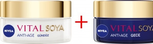 Nivea Vital Yalanma Kart Gndz + Gece Kremi Kofre