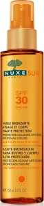 Nuxe Sun Huile Solaire - Bronzlatrc Yz & Vcut Ya SPF 30