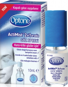 Optone ActiMist 2si1 Arada Kuru & rite Gzler iin Sprey