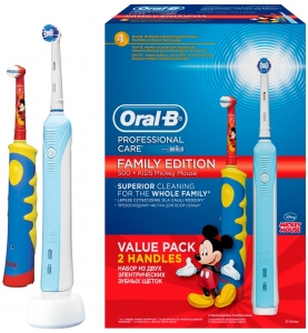 Oral-B Professional Care 500 Aile Paketi arj Edilebilir Di Fras 2'li