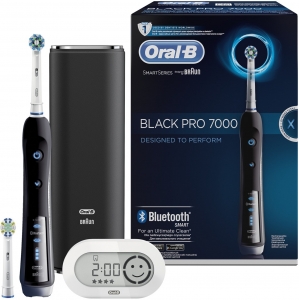 Oral-B Professional Care 7000 Black Edition arj Edilebilir Di Fras Bluetooth 4.0