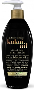 Organix Kukui Oil Defrizz Elektriklenen & Kabaran Salar in Nemlendirici Bukle Belirginletirici Krem