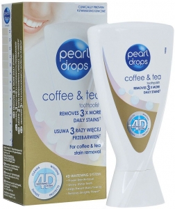 Pearl Drops 4D Çay & Kahve Lekeleri İçin Beyazlatıcı Diş Macunu