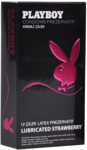 Playboy Strawberry ilekli Kremli Prezervatif