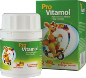 Pro Vitamol Multivitamin & Mineral Fizzy Candies Çiğneme Tableti