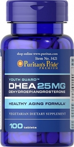 Puritan's Pride 25 mg DHEA Tablet