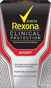 Rexona Clinical Protection Erkek Antiperspirant Sport Krem Deodorant