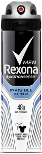 Rexona Men Invisible Dry Ice Fresh Erkek Anti-Perspirant Deo Sprey