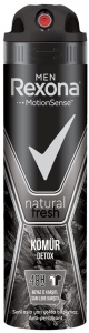 Rexona Men Natural Fresh Kömür Detox Erkek Deo Sprey