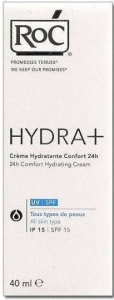 Roc Hydra+ 24h Comfort UV - Nemlendirici Bakm Kremi SPF 15