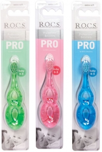 Rocs Baby Pro 0 3 Yas Bebek Dis Fircasi 28 90 Tl Ye Siparis
