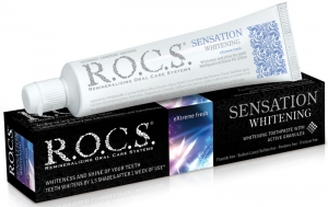 ROCS Sensation Whitening Beyazlatc Di Macunu