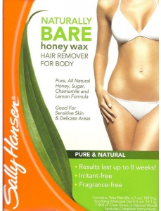 Sally Hansen Naturally Bare Honey Wax Hair Remover For Body