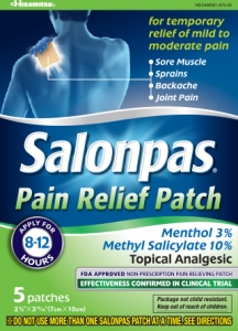 Salonpas 12 Hour Pain Relief Patch