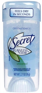Secret Flawless Clear Unscented Antiperspirant Deodorant