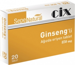 Sepe Natural CX Ginseng'li Azda Eriyen Tablet