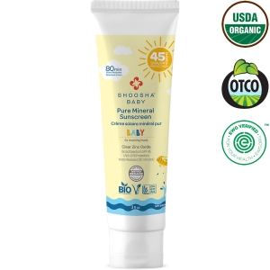 Shoosha Organik Bebek in Mineral Gne Kremi SPF 45