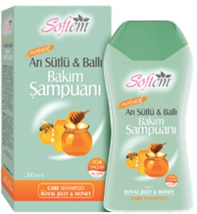 Softem Arı Sütlü Ballı Şampuan