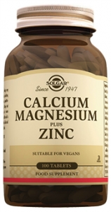 Solgar Calcium Magnesium Plus Zinc Tablet