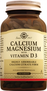 Solgar Calcium Magnesium with Vitamin D3 Tablet