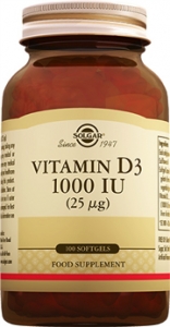 Solgar Vitamin D3 1000 IU Kapsl