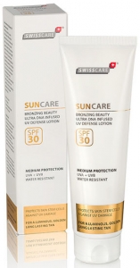 SwissCare Suncare Bronzing Beauty Defense Lotion SPF 30