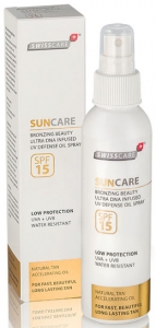 SwissCare Suncare Bronzing Beauty Defense Oil Spray SPF 15