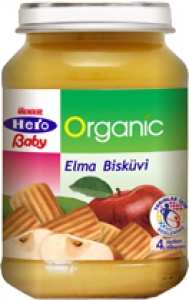 lker Hero Baby Organik Elma Biskvi Kavanoz Mamas