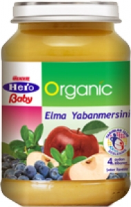 lker Hero Baby Organik Elma Yabanmersini Kavanoz Mamas