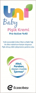 Uni Baby Piik Kremi Pro-Active %40