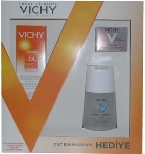 Vichy Capital Soleil Micro Fluid Yz Gne Koruyucu Krem SPF 50+ (Hediyeli Kampanyal)