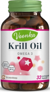 Voonka Krill Oil Omega 3 Yumuşak Kapsül