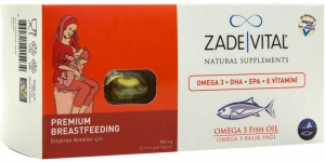 Zade Vital Emziren Anneler İçin Omega 3 Balık Yağı